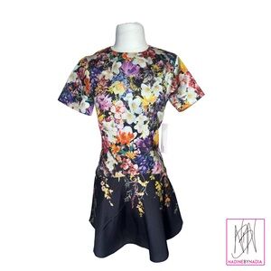 AQUA Floral Dress - Multicolor
